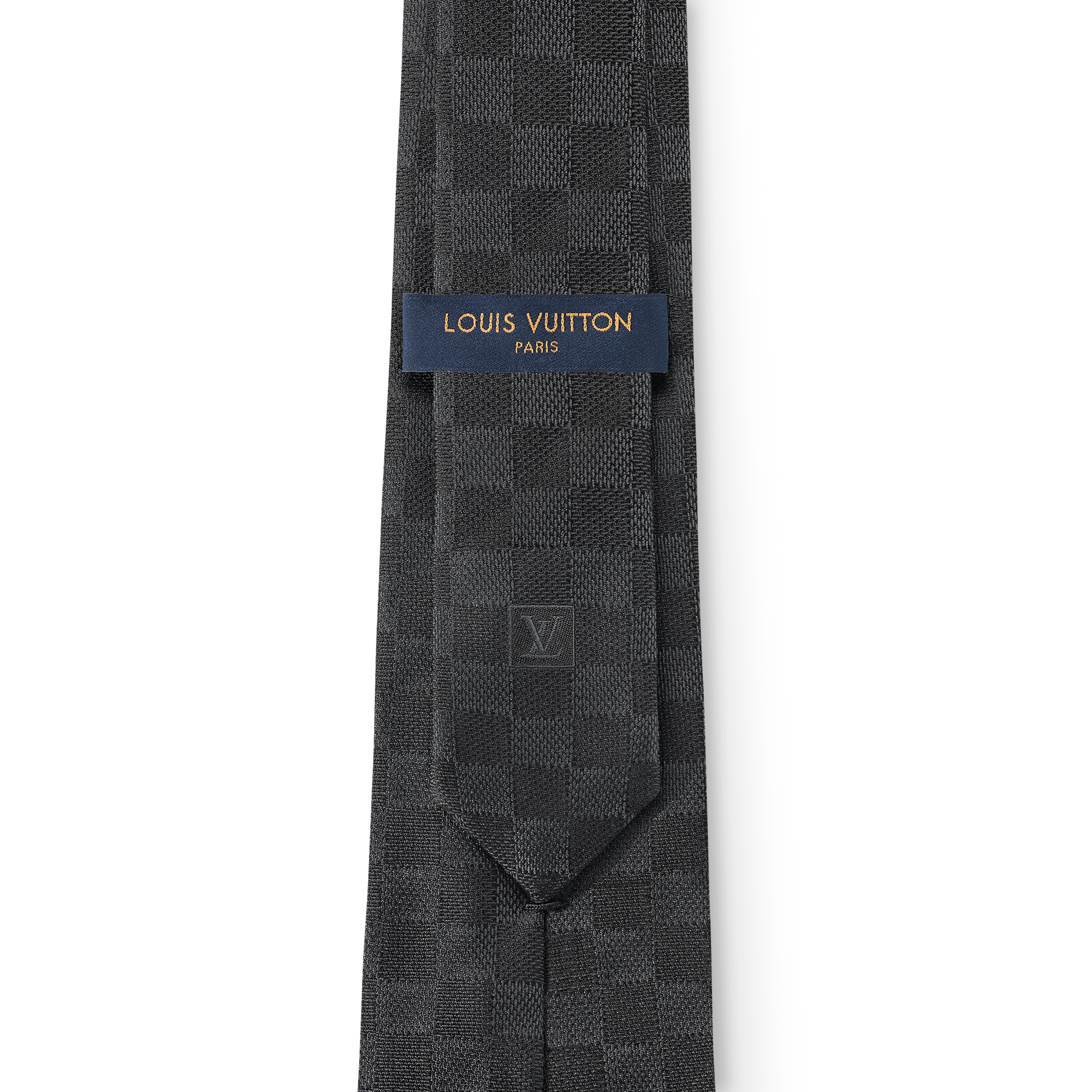 小物 Louis Vuitton tie black Damier Classique Tie S00 - Family Month Gift Guide | LOUIS VUITTON